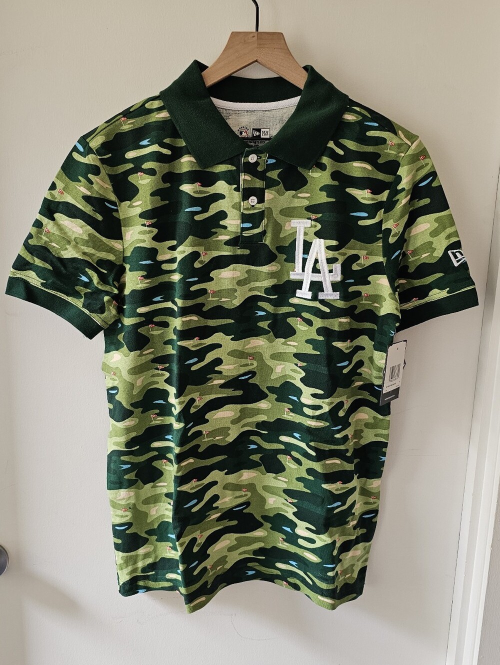 NWT New Era LA Dodgers Polo Size M